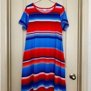 Striped Americana Lularoe Jessie